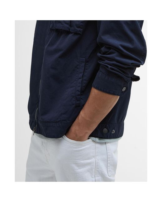Barbour Blue B.Intense Tarnett Structured Zip Harrington Jacket for men