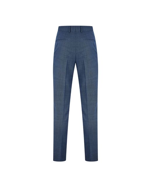 Boss Blue H-Genius-Mmc224 Tailored Suit Trousers for men