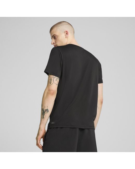 PUMA Black M Tad Essentials Solid Cat Tee (Lc T-Shirt for men