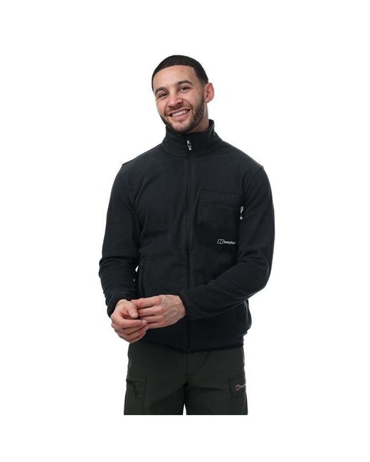 Berghaus Black Aslam Micro Fleece Jacket for men