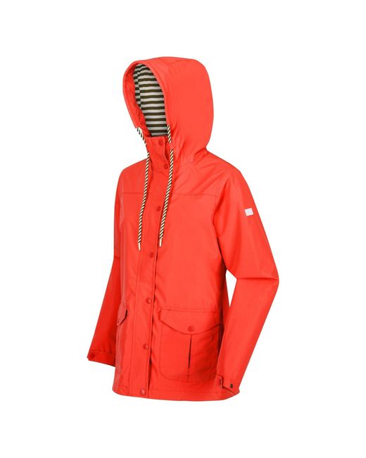Regatta Red Bayarma Breathable Long Sleeve Waterproof Jacket