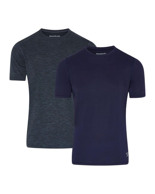 Reebok Blue 2 Pack T-Shirts Clancy for men