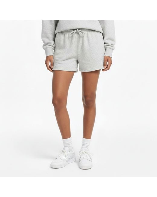 New Balance Gray Nb Fterry Sho Ahh Larg Jogger Short