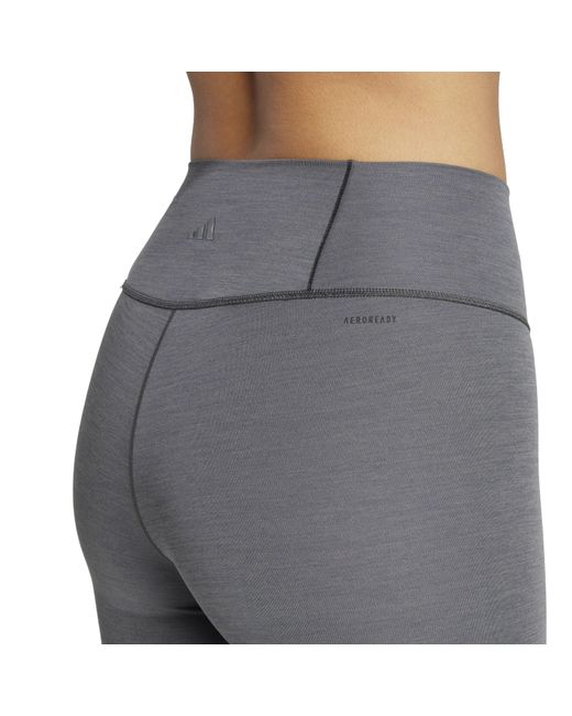 Adidas Gray All Me 7/8 Performance Gym Leggings