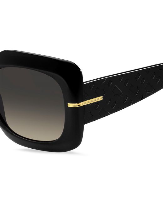 Boss Black Round Sunglasses