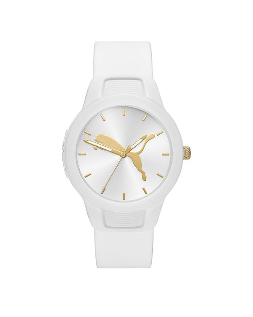 PUMA White Reset Analogue Quartz Watch