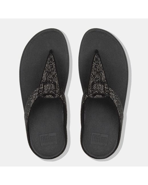 Fitflop Black Isabelle Toe Post Sandal
