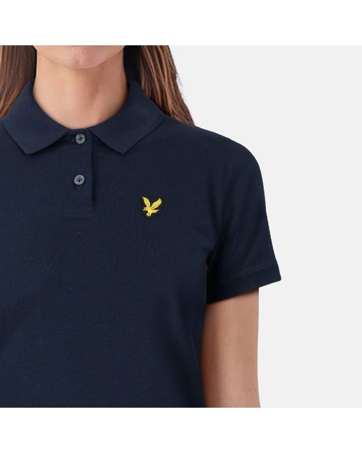 Lyle & Scott Blue Short-Sleeve Polo Shirt