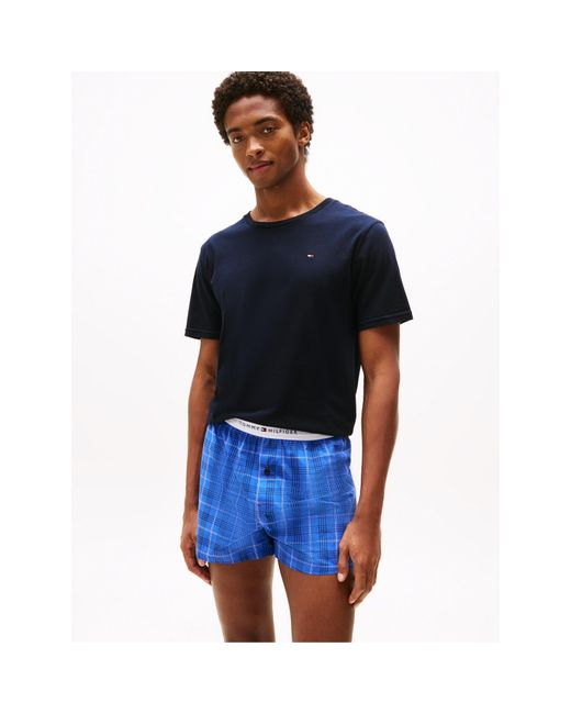 Tommy Hilfiger Blue 3 Pack Short Sleeve T-Shirts for men