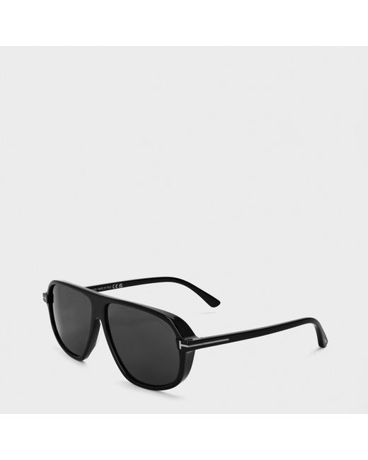 Tom Ford Gray Aviator Sunglasses, Aviator Style for men