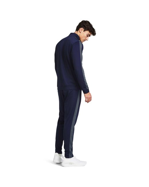 Under Armour Blue Ua Rival Knit Tracksuit for men