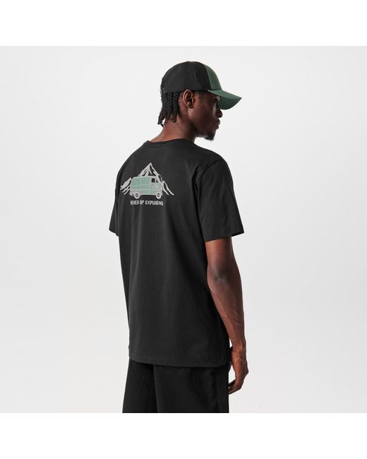 The North Face Black Short-Sleeve Outdoor Graphic T-Shirt for men
