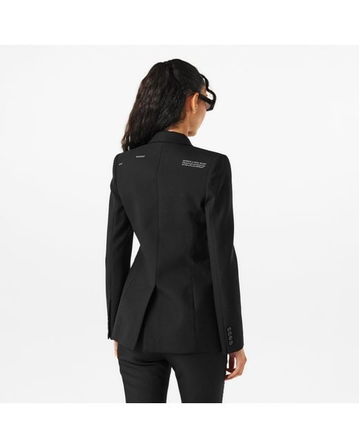 Off-White c/o Virgil Abloh Black Structured Suit Jacket