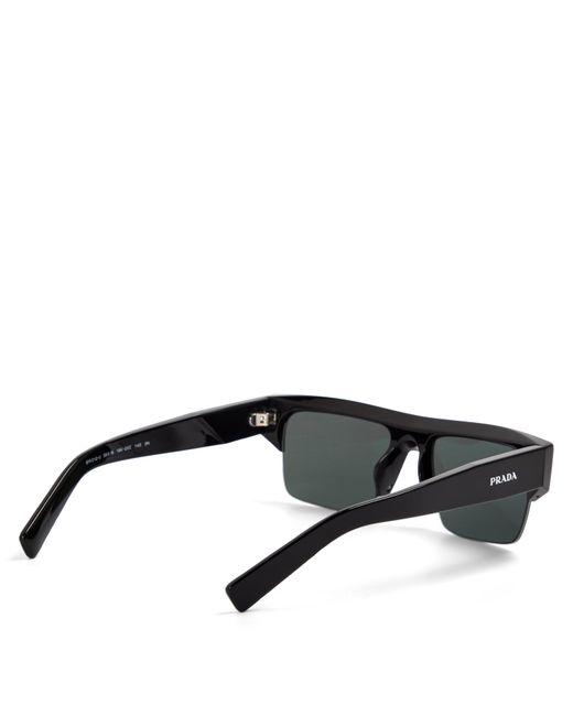 Prada Gray 0Pr D12Su Clubmaster Sunglasses for men