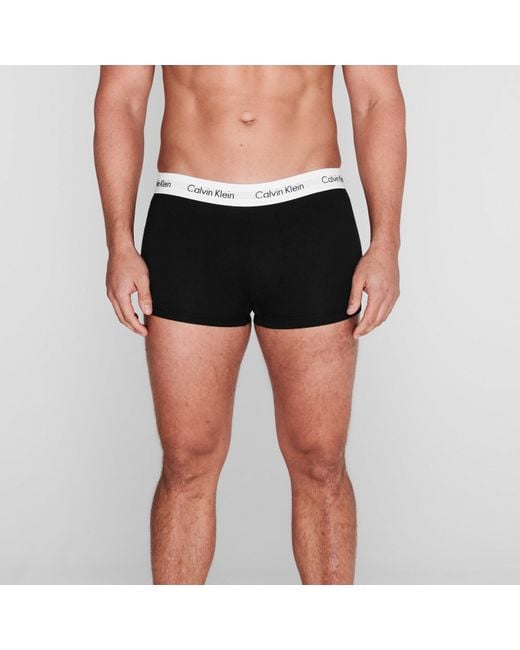 Calvin Klein White 3 Pack Boxer Shorts for men