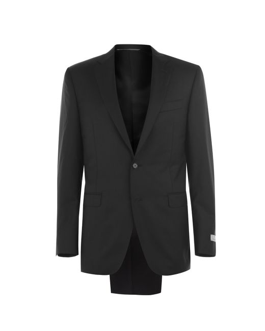 Canali Black Milano Two Piece Suit for men