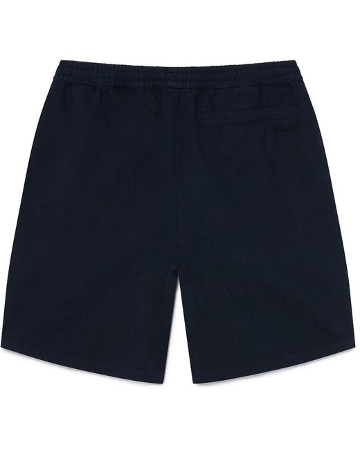 Albam Blue Herringbone Tailored Shorts for men