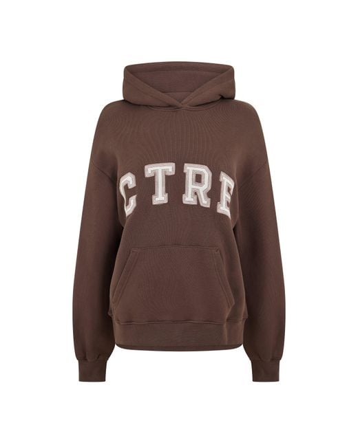 The Couture Club Brown Ctre Oversized Hoodie
