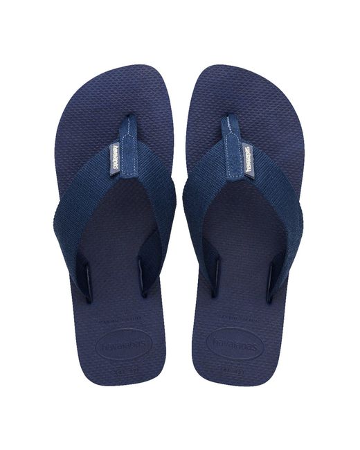 Havaianas Blue Urban Basic Rubber Sole Flip Flops for men
