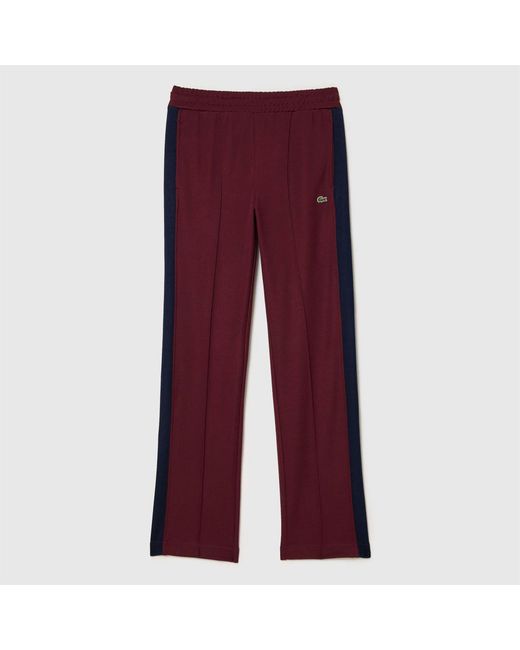 Lacoste Red Open Hem Woven Joggers