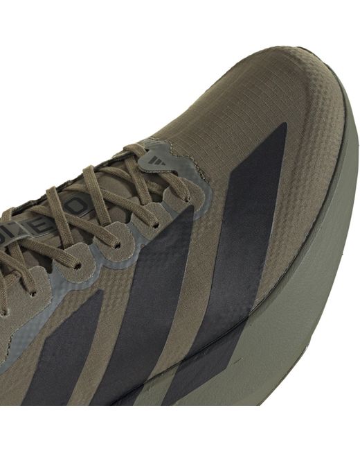 Adidas Gray Adizero Evo Sl Shoes for men