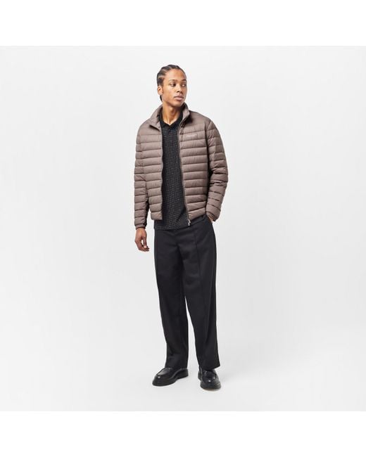 ARMANI EXCHANGE Brown Down Short Puffer Jacket for men