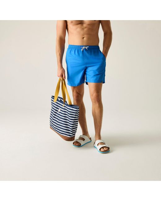 Regatta Blue Mackleyna Quick-Drying Swim Shorts for men