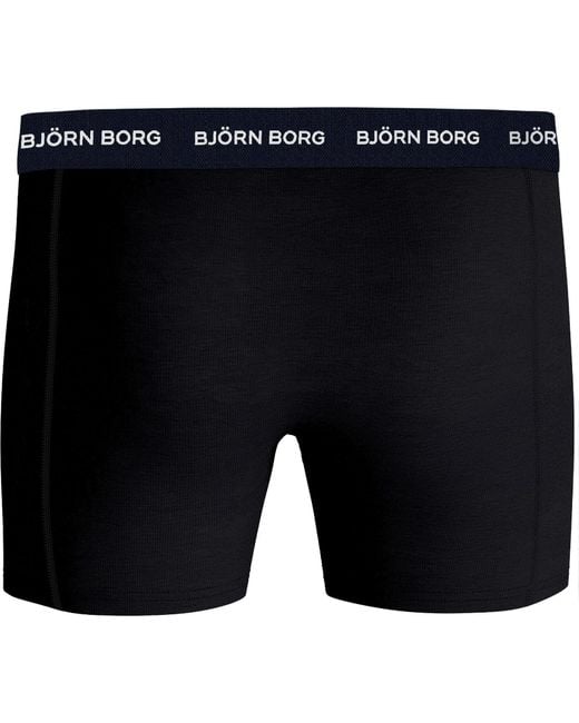 Björn Borg Blue Bjorn Ctn Boxer 3Pk Sn54 for men