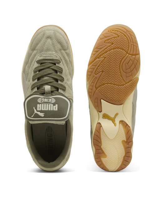 PUMA Green King Indoor Suede Low Top Trainers for men