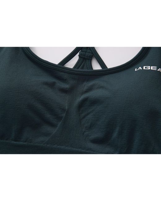 La Gear Blue Seamless Bra