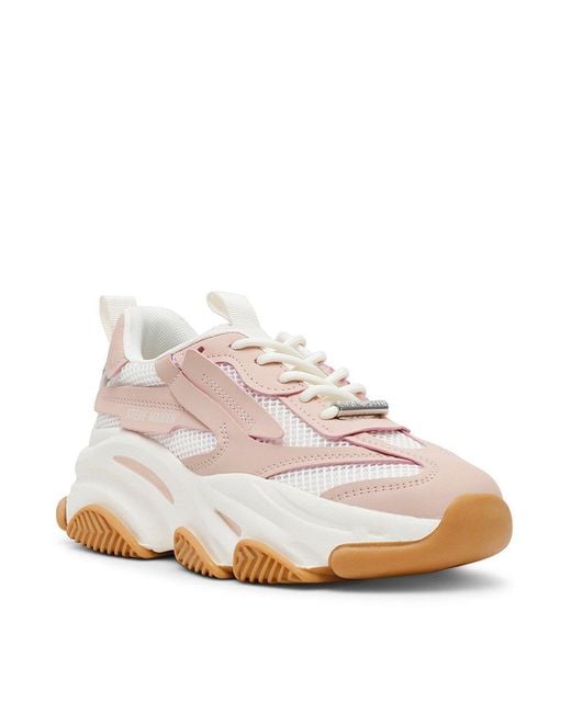 Steve Madden Pink Possession Chunky Trainers
