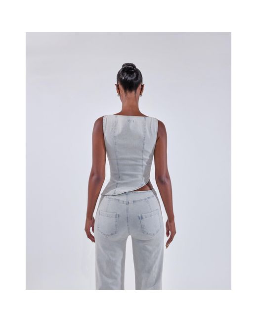 Mars the Label Blue Mika Top