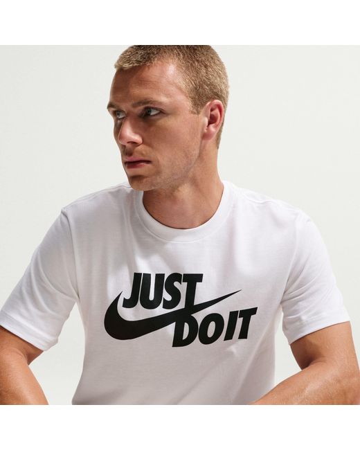 Nike White M Nsw Tee Just Do It Swoosh for men