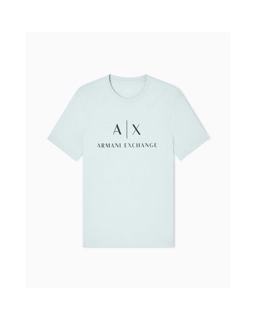 ARMANI EXCHANGE White Logo T-Shirt for men