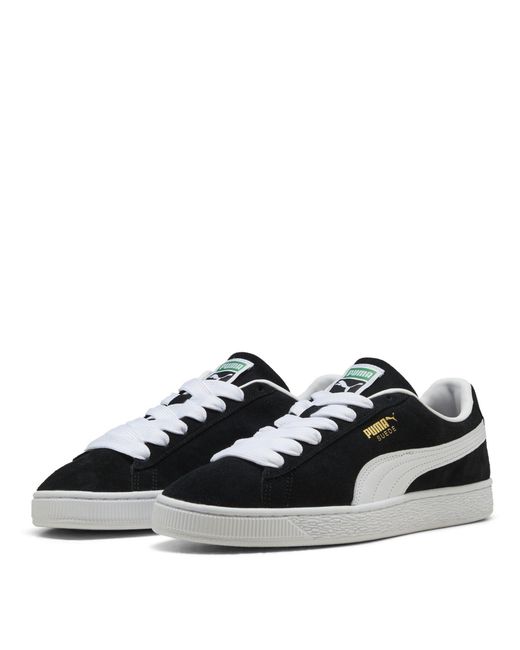 PUMA Black Suede Classic Sneakers for men