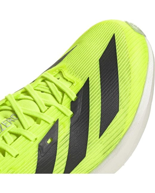 Adidas Yellow Adizero Ambition Running Spikes for men