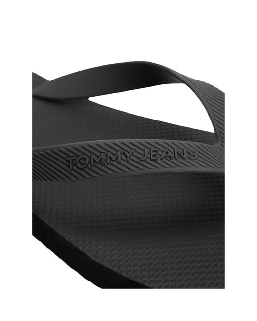 Tommy Hilfiger Black Tjm Beach Sandal for men