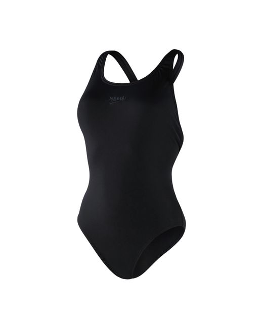Speedo Black Eco Endurance+ Crossback Swimsuit