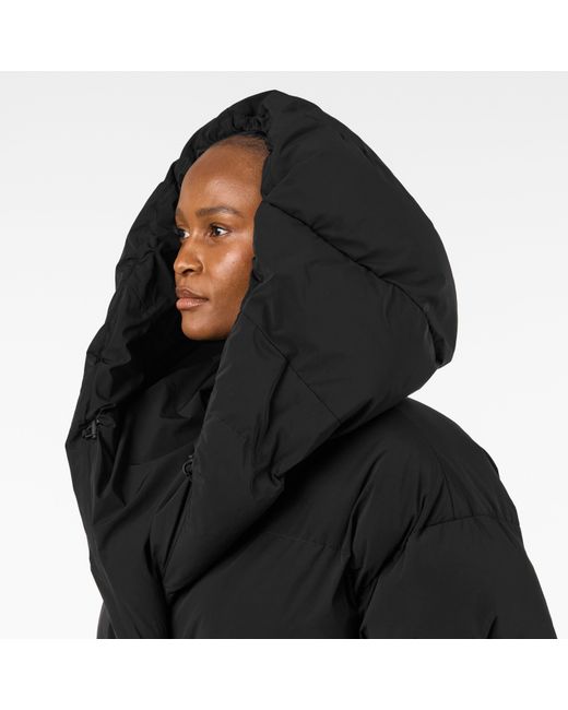 DIESEL Black W-Iley-T1 Hooded Long Sleeve Short Puffer Jacket