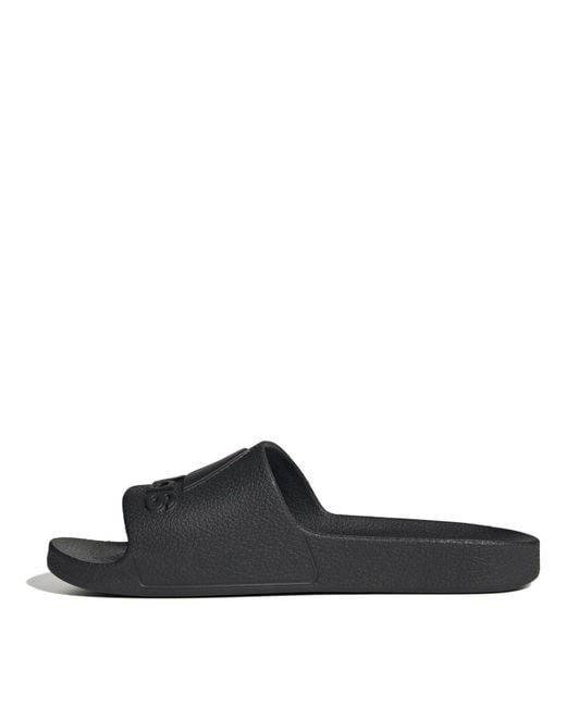 Adidas Black Adilette Aqua Slide