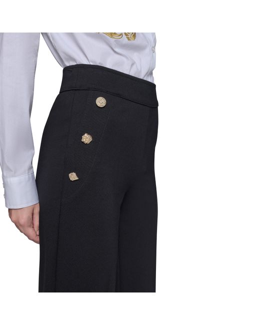 Karl Lagerfeld Blue Sportswear Wide Leg Trousers