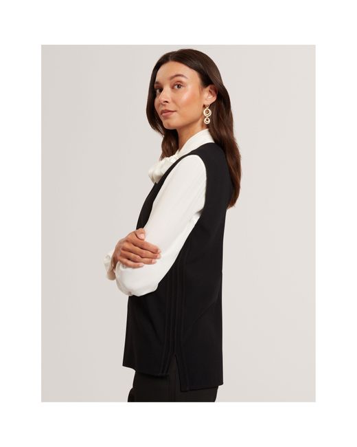 Ted Baker Black Knitted Sweater Vests