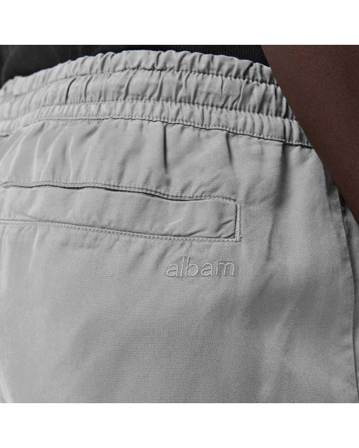 Albam Gray Bowling Shorts for men