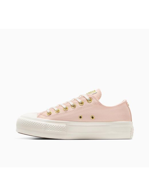 Converse Pink Chuck Taylor All Star Lif Platform Trainers