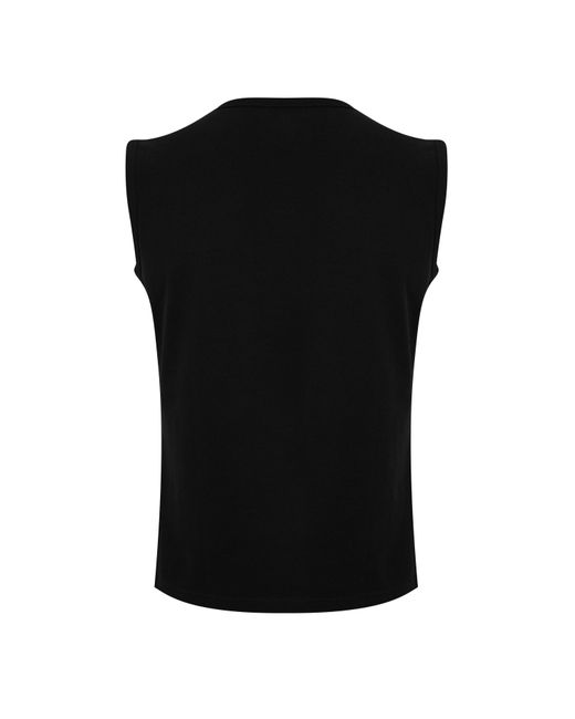 Lonsdale Black Sleeveless T-Shirt for men