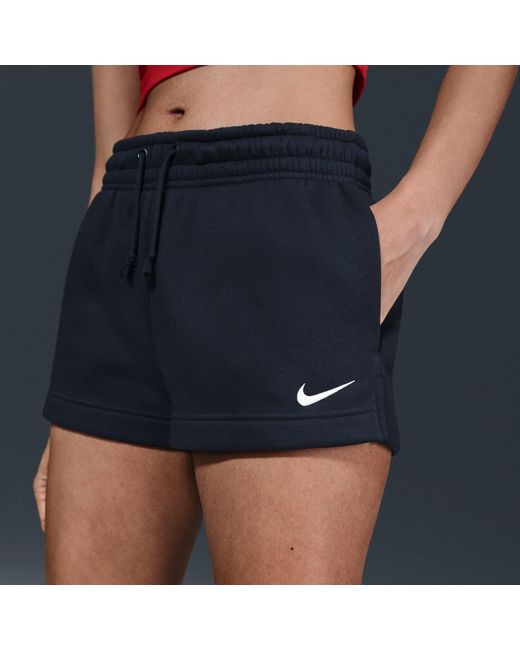 Nike Black Sportswear Essential French Terry Shorts