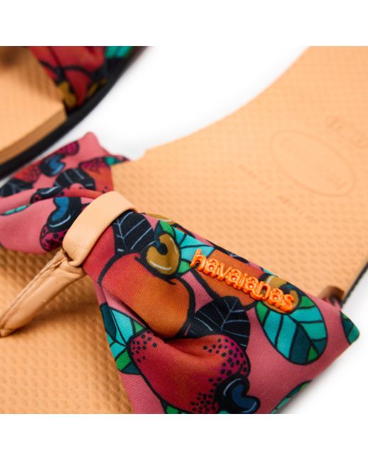 Havaianas Red Flip Flops