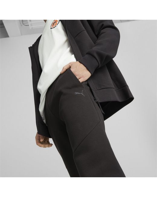 PUMA Black Tech Open Hem Poly Jogger for men