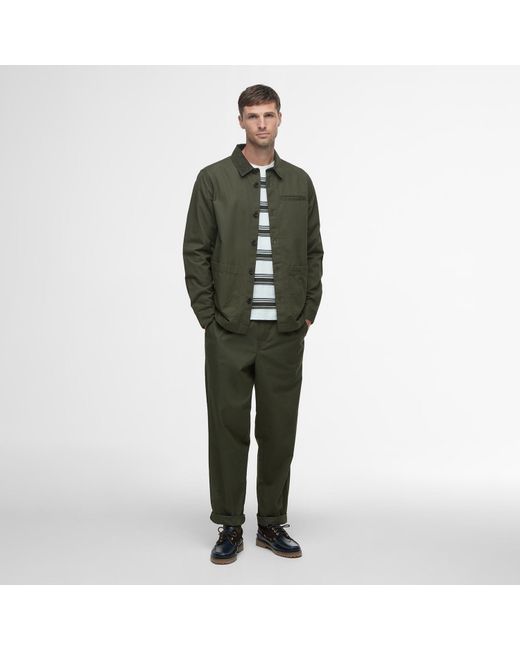 Barbour Green Cole Trousers for men