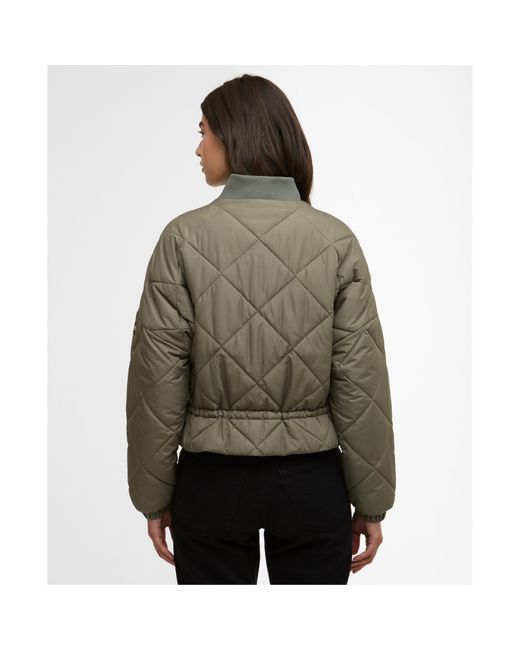 Barbour Green Pagan Quilted Jacket